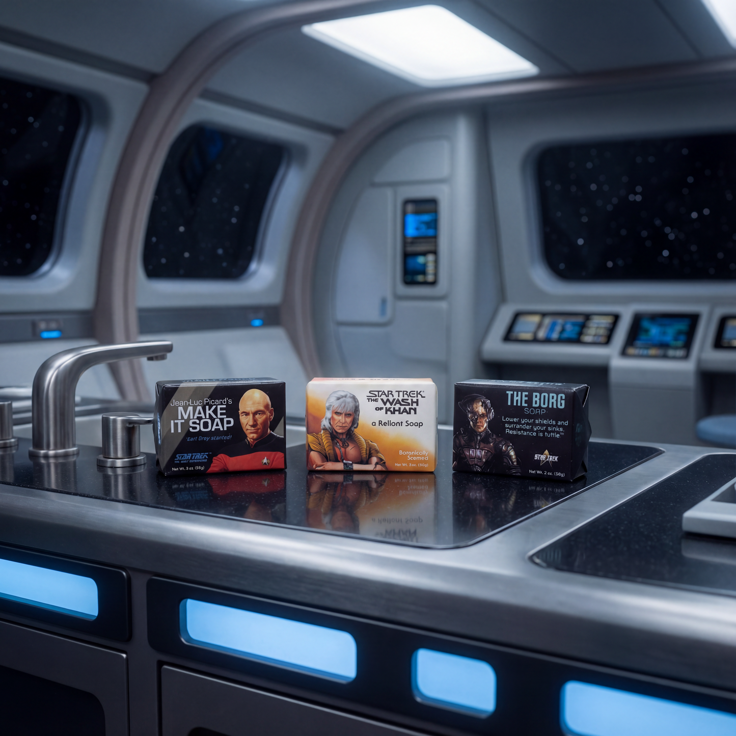 Star Trek Mini Soaps Gift Bundle | Body Bar Bath Cleanser