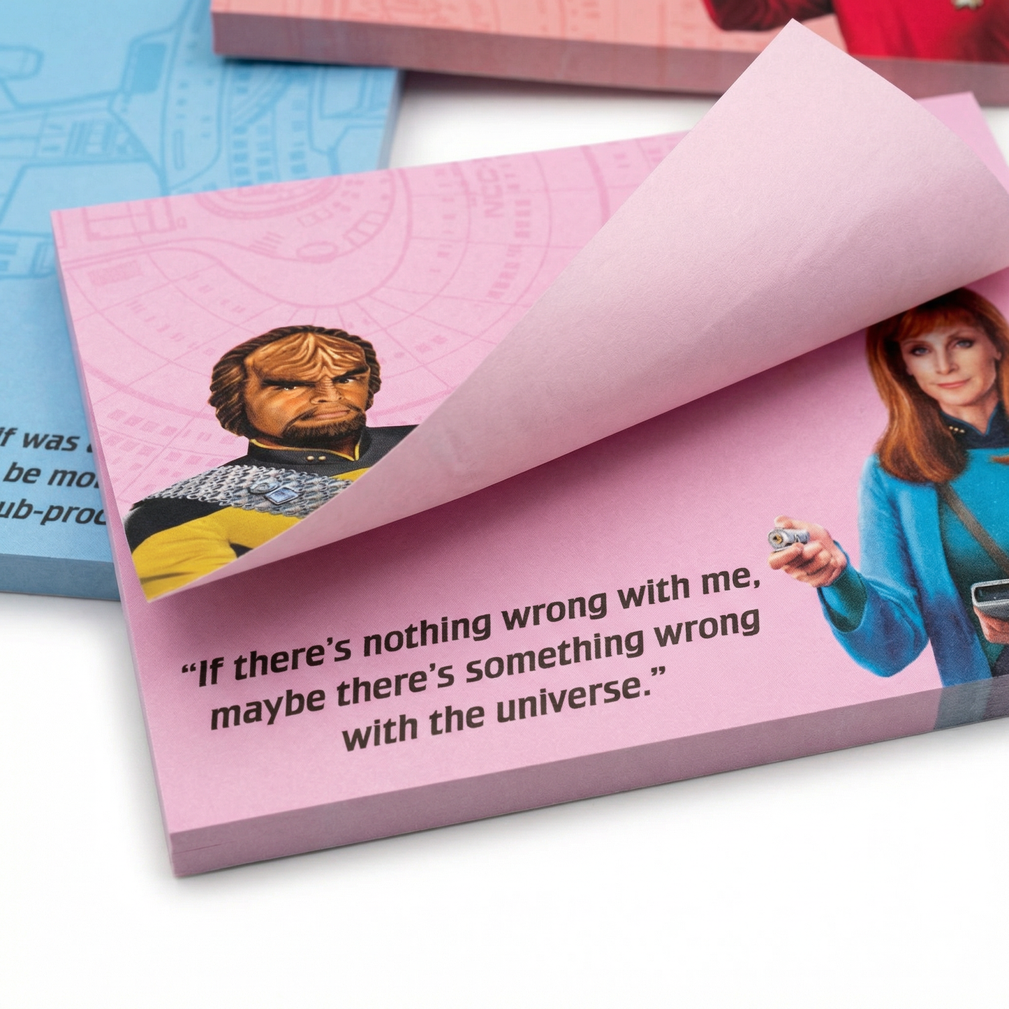 Star Trek The Next Generation Sticky Notes | Quotes & Characters Memo Pad Set