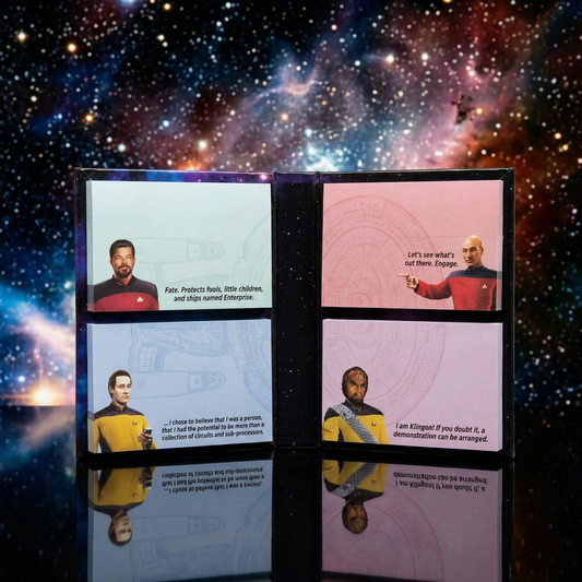 Star Trek The Next Generation Sticky Notes | Quotes & Characters Memo Pad Set