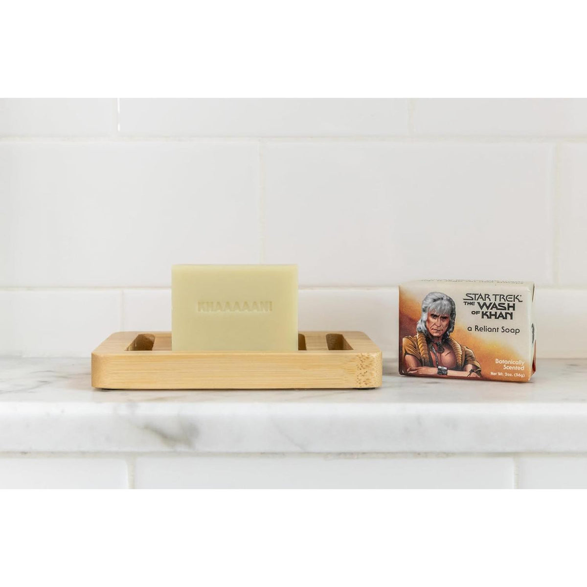Star Trek Wash of Khan Mini Soap in Bayberry Scent | Body Bar Bath Cleanser | 2 oz.