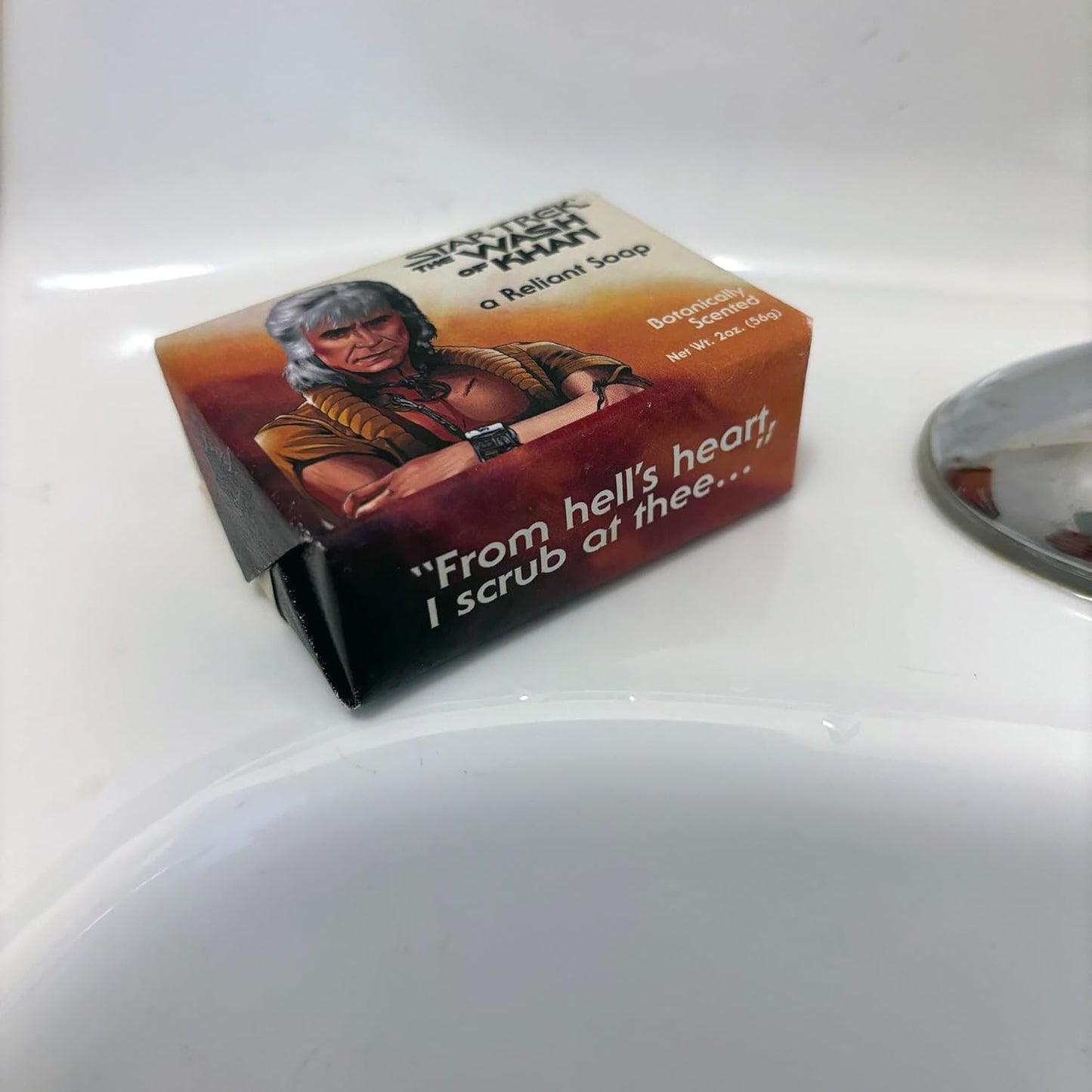 Star Trek Wash of Khan Mini Soap in Bayberry Scent | Body Bar Bath Cleanser  | 2 oz.