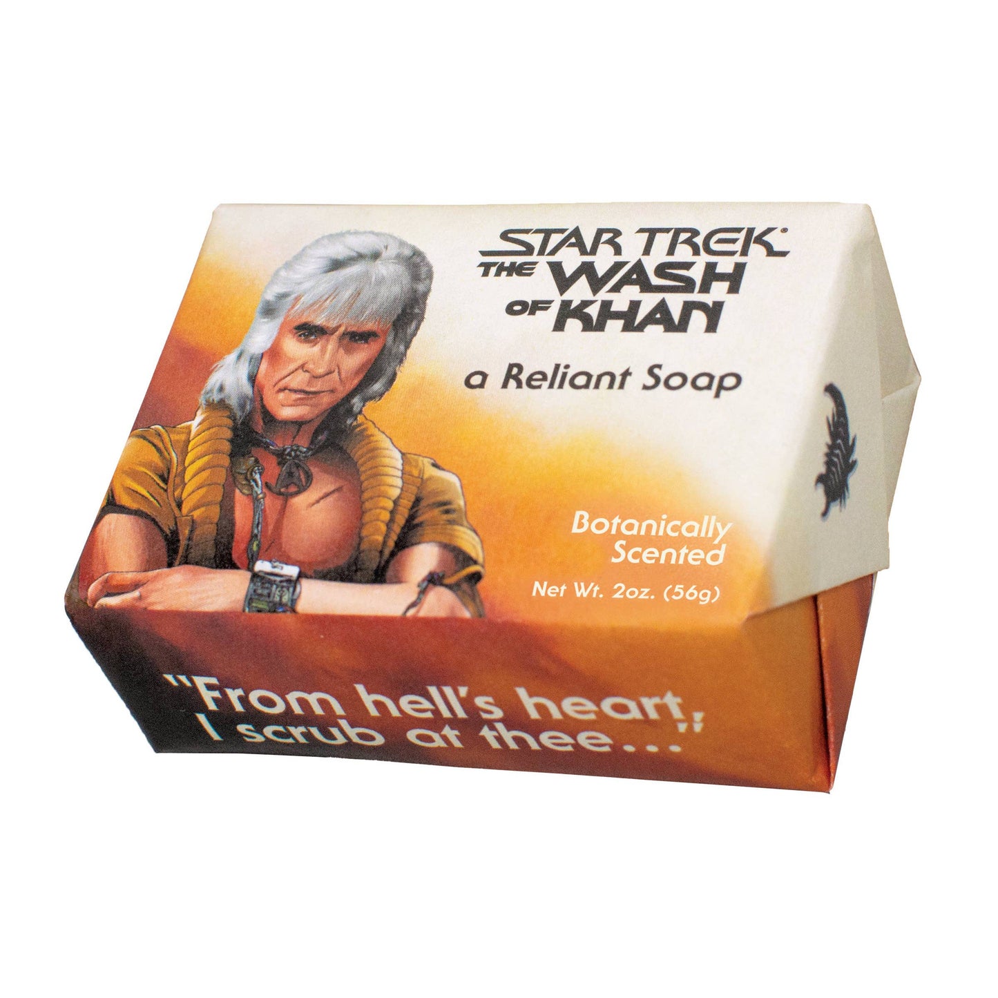 Star Trek Wash of Khan Soap in Bayberry Scent | Body Bar Bath Cleanser | 2 oz.