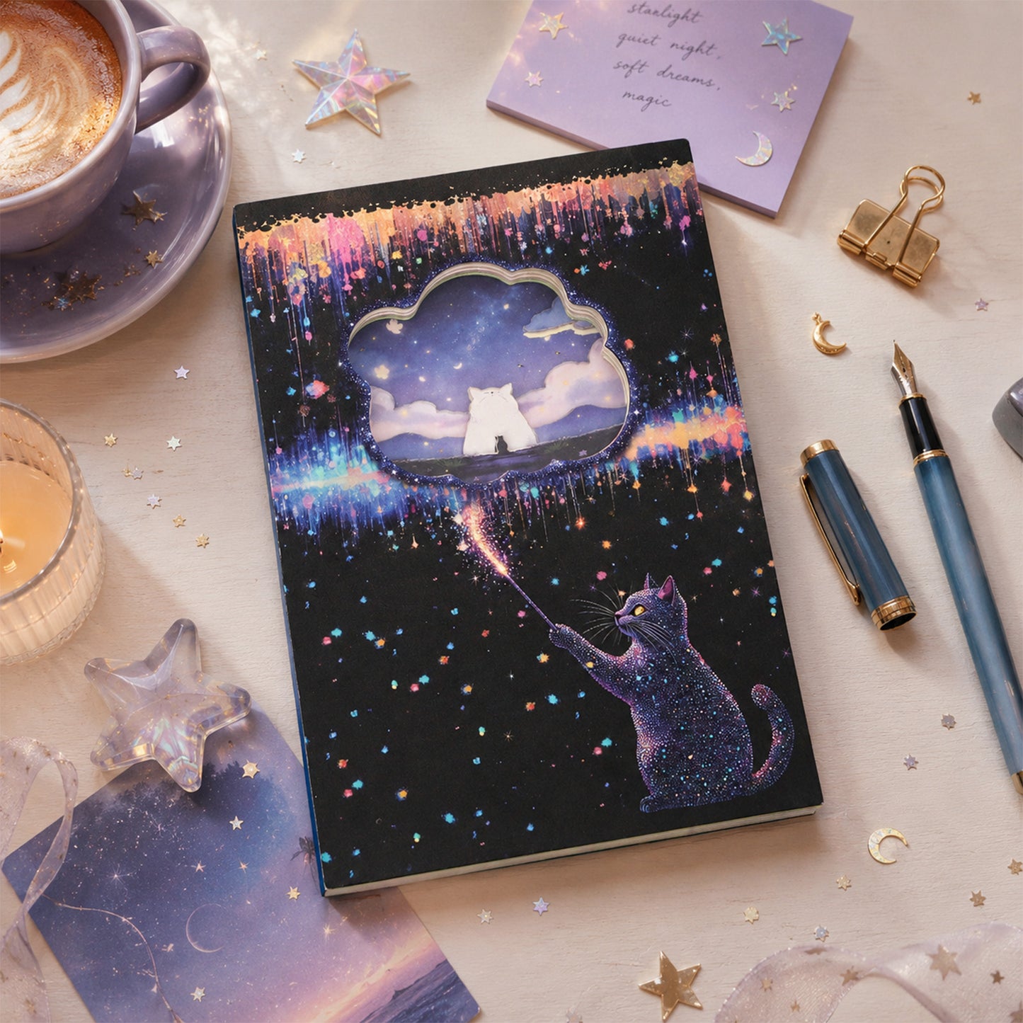 Starlit Fairy Dreams 3D Journal | 60 Pages