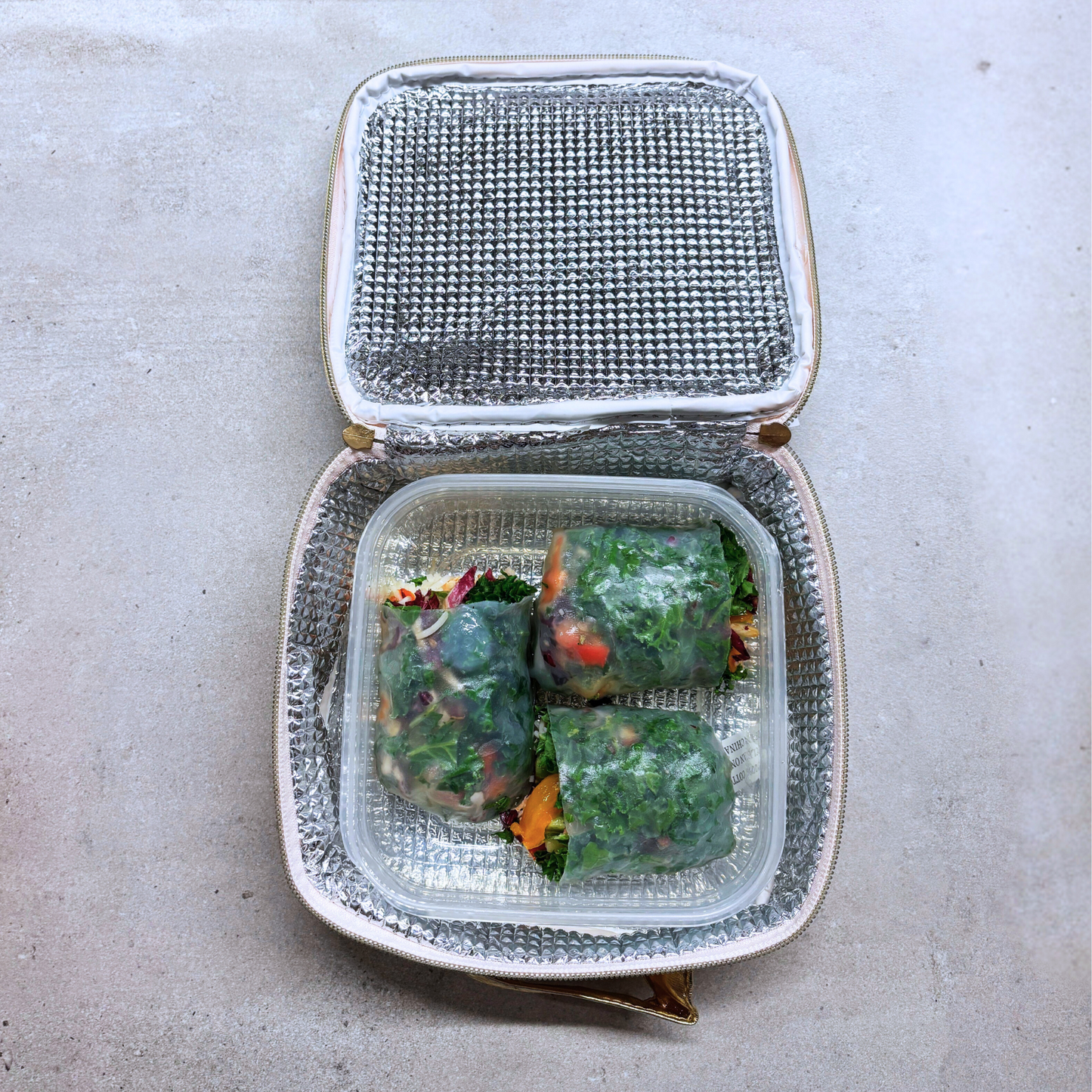 Stay Sweet Pink Combo Lunch Set | Sequin Embellished Lunch Bag and 6.25" Square Food Container