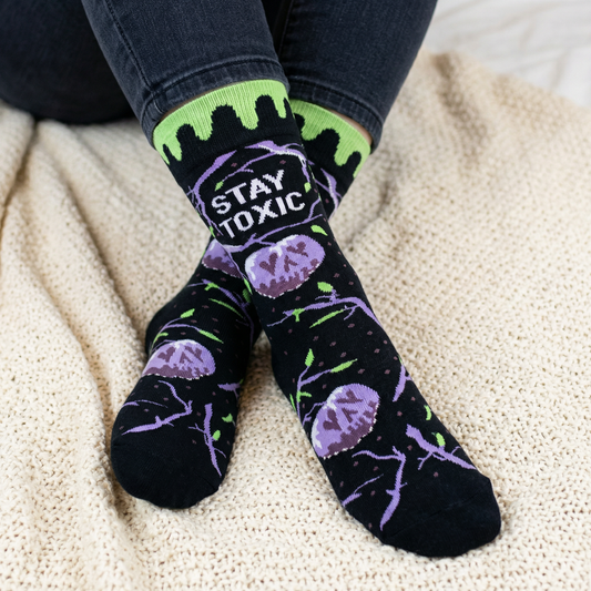 Stay Toxic Women's Crew Socks