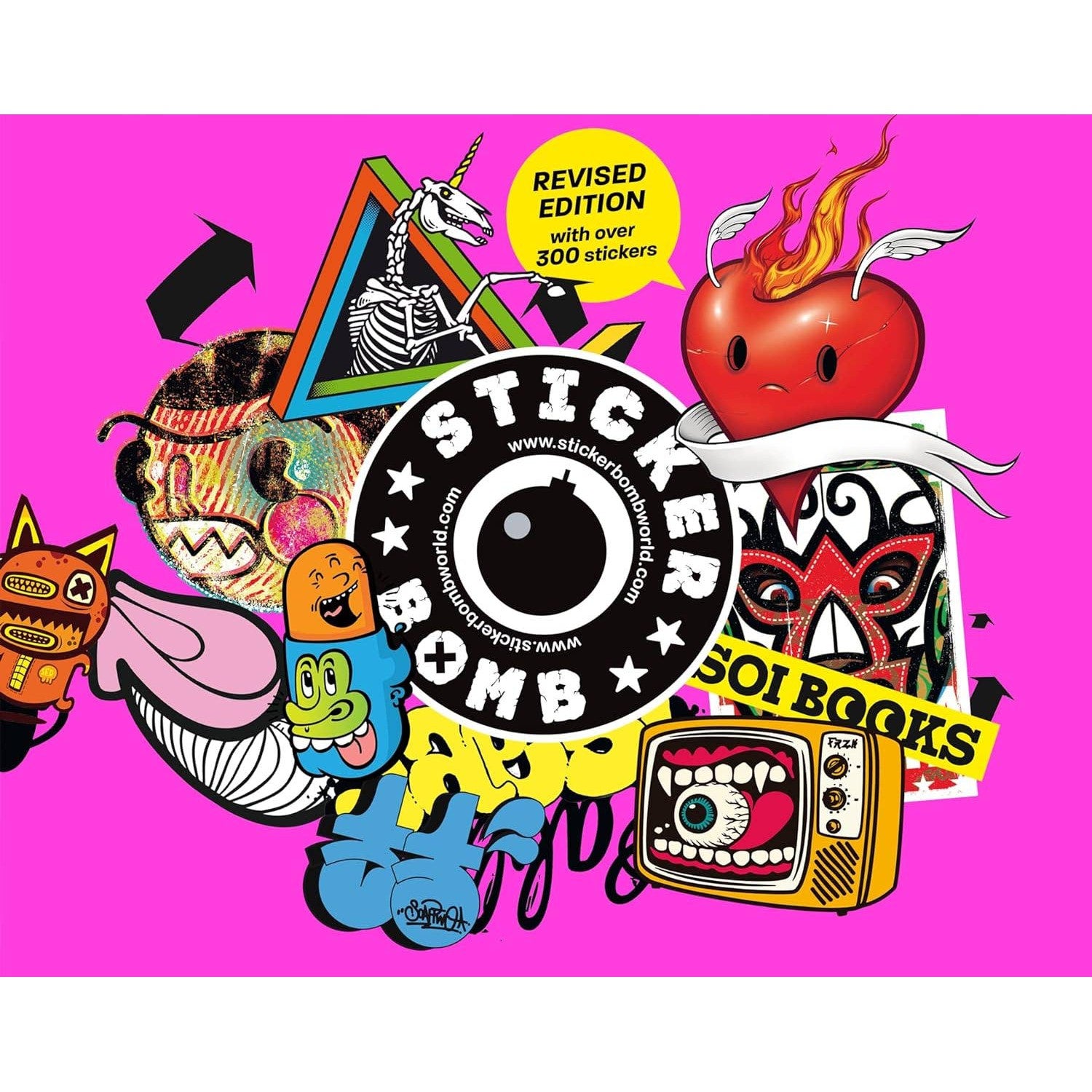 Stickerbomb Book | Illustration, Graffiti and Graphic Art Decal Collections