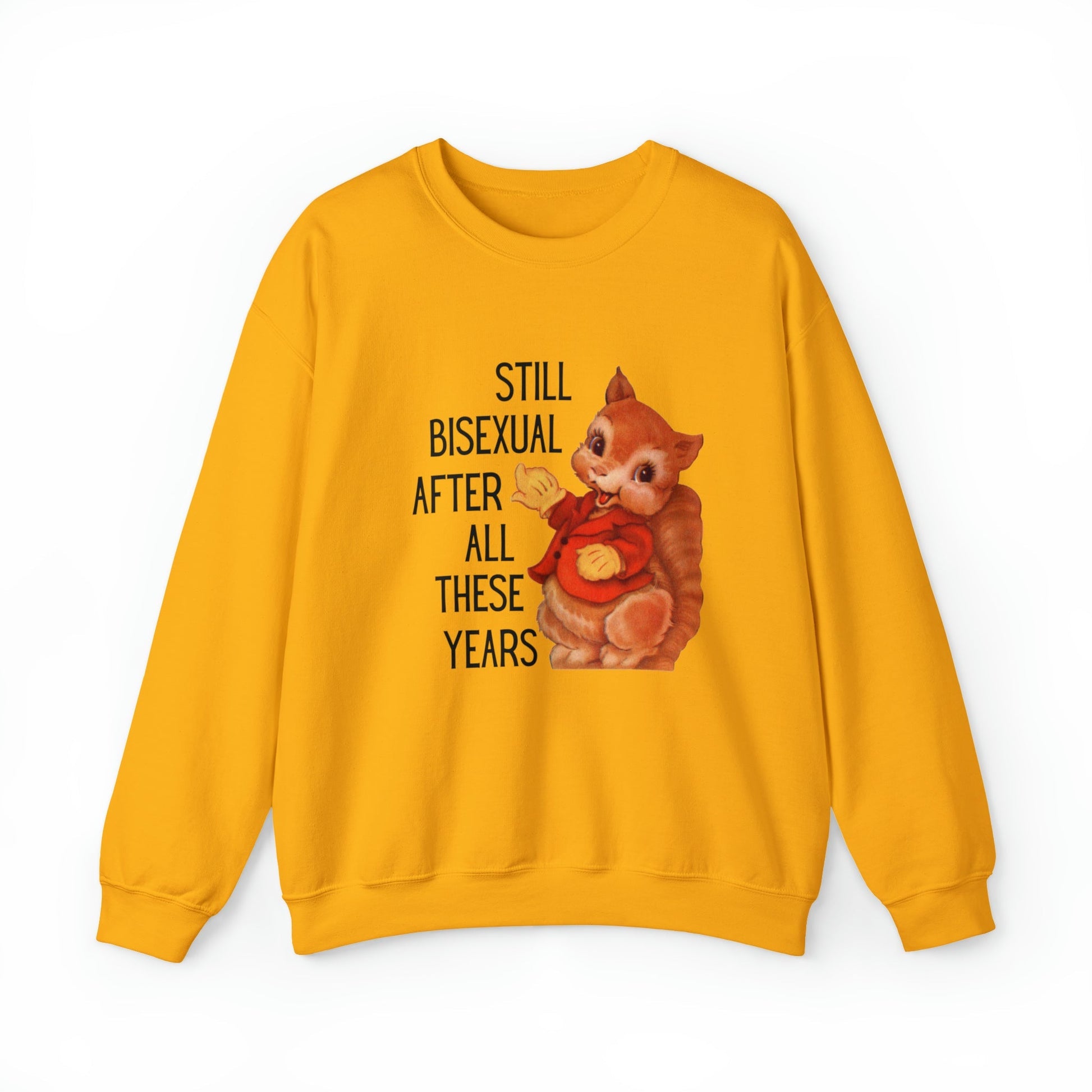 Still Bisexual After All These Years Unisex Heavy Blend™ Crewneck Sweatshirt Sizes SM-5XL | Plus Size Available