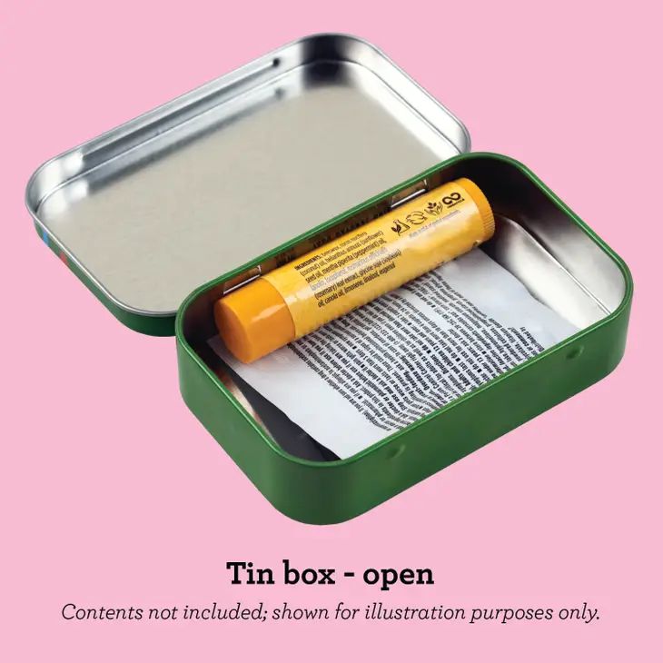Stop Snooping Bitch Stash Tin | Purse-Size Food-Safe Tin Box | Giftable Reusable Tin Box | 3.5" x 2.4"