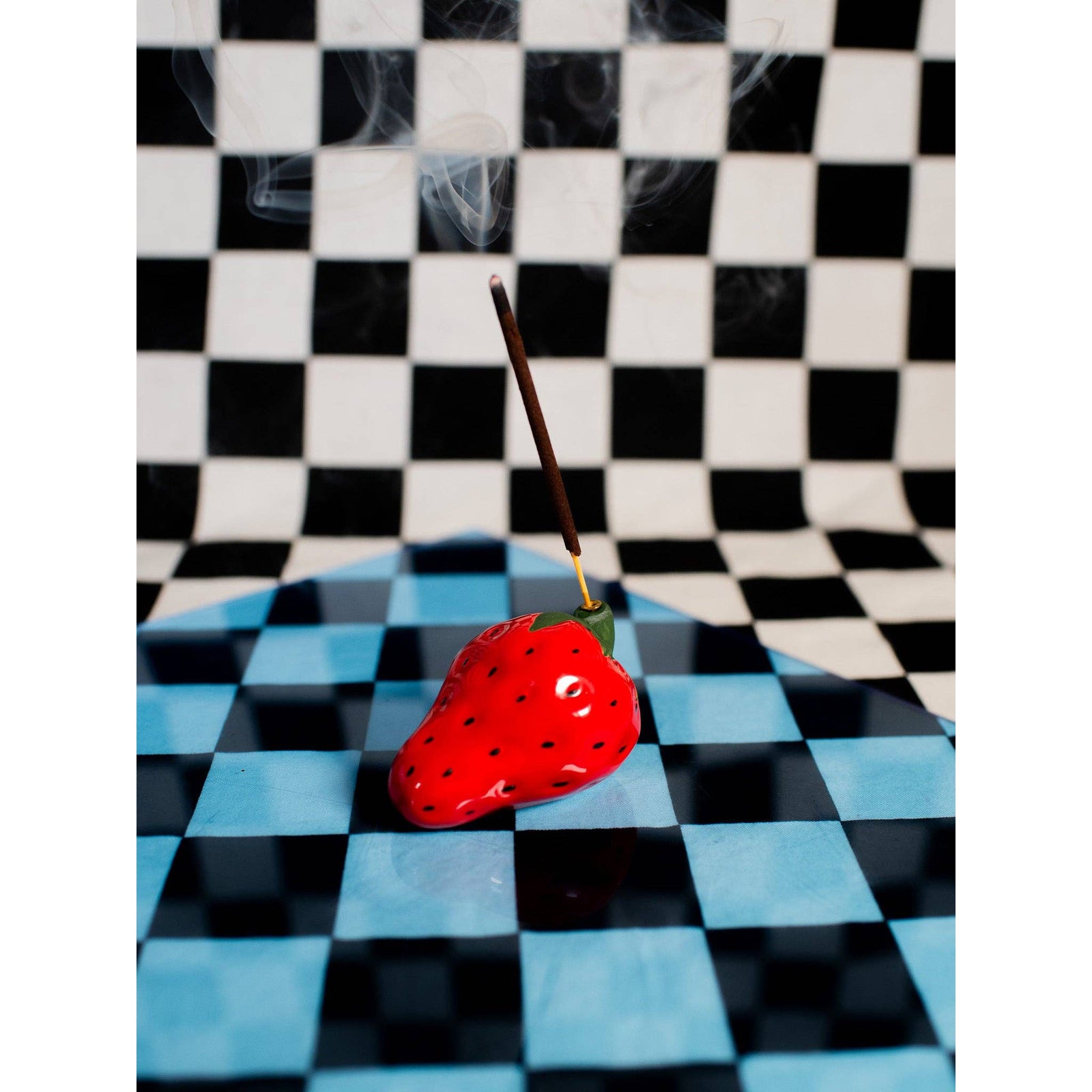 Strawberry Incense Holder | Ceramic Decorative Incense Stick Burner