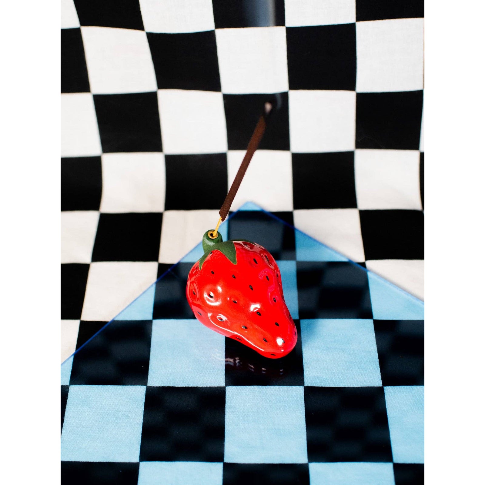 Strawberry Incense Holder | Ceramic Decorative Incense Stick Burner