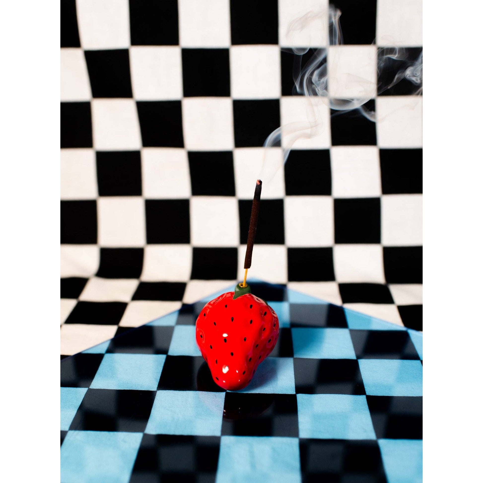 Strawberry Incense Holder | Ceramic Decorative Incense Stick Burner