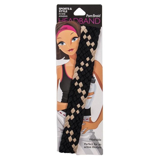 Stretchy Braid Headbands | Yoga Workout Headband Packs and Singles