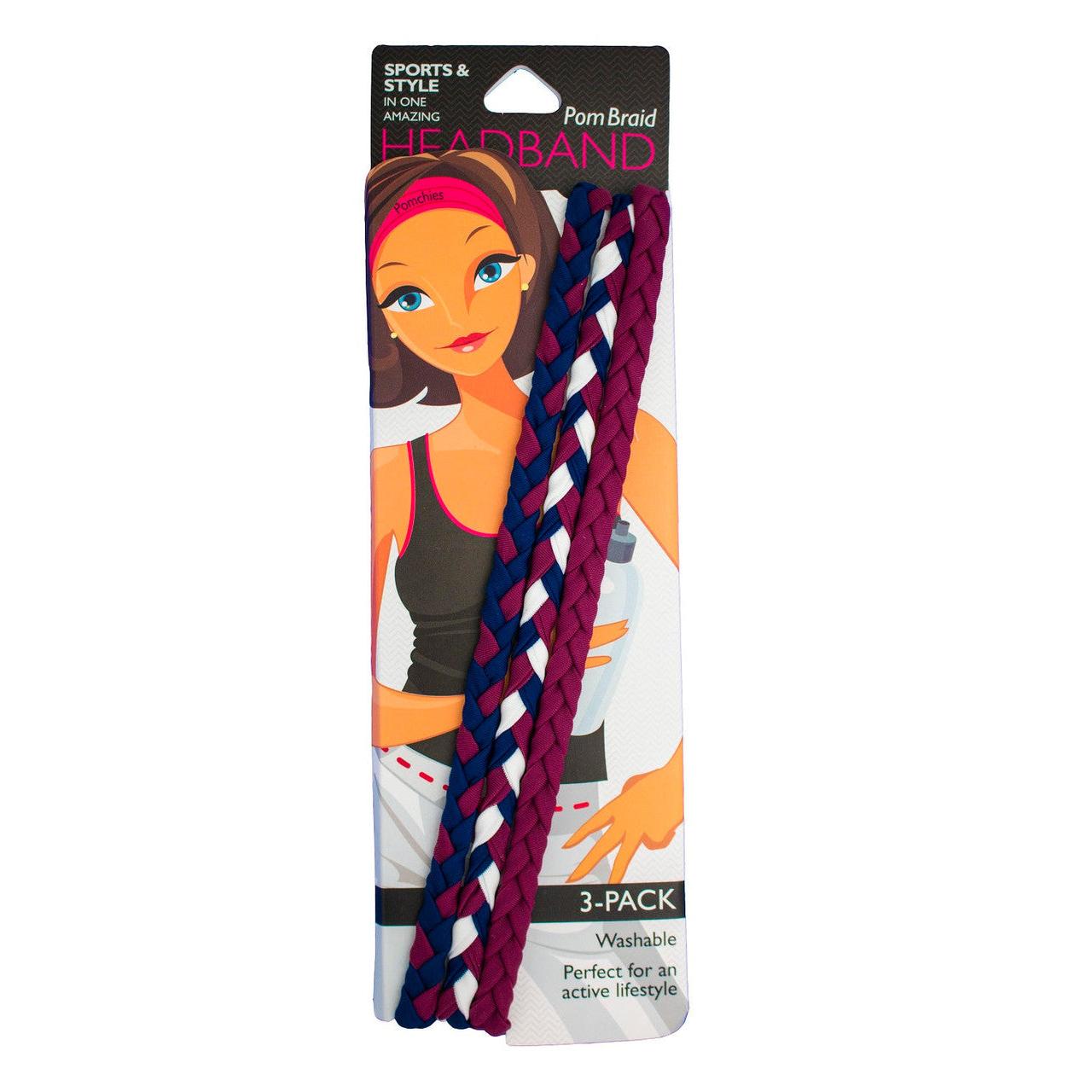 Stretchy Braid and Knotted Headbands | Yoga Workout Headband Packs and Singles