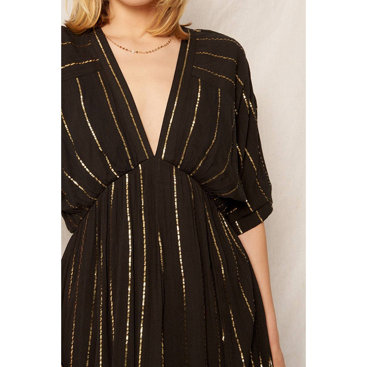 Striped Sequin Midi Dress [Sizes Small and Medium Only]