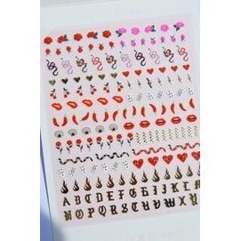 Sugar & Spice Nail Art Sticker Set | Vegan & Cruelty-Free | Use on Polish, Gel, or Natural Nails