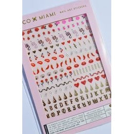 Sugar & Spice Nail Art Sticker Set | Vegan & Cruelty-Free | Use on Polish, Gel, or Natural Nails