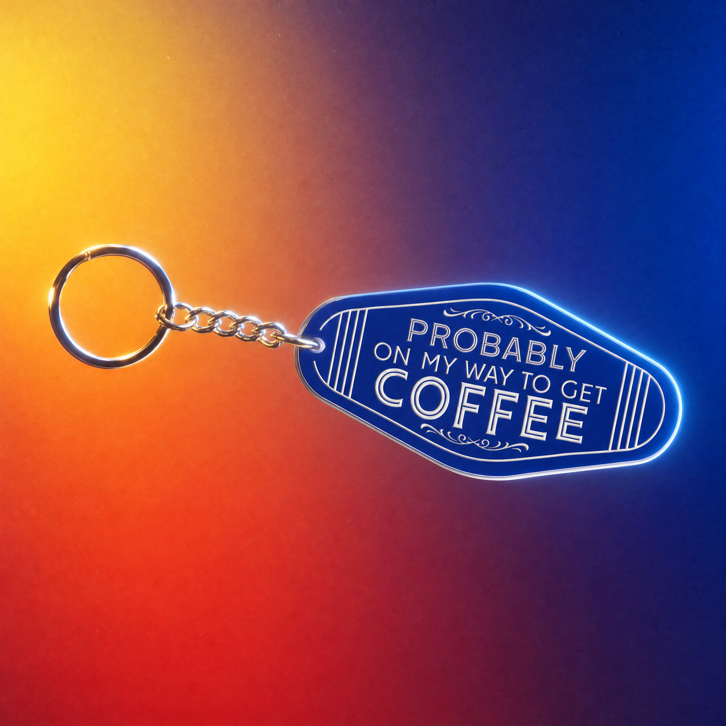 Summer Themed Motel Style Keychains | Funny & Cute Keychains-Faithworks-The Bullish Store