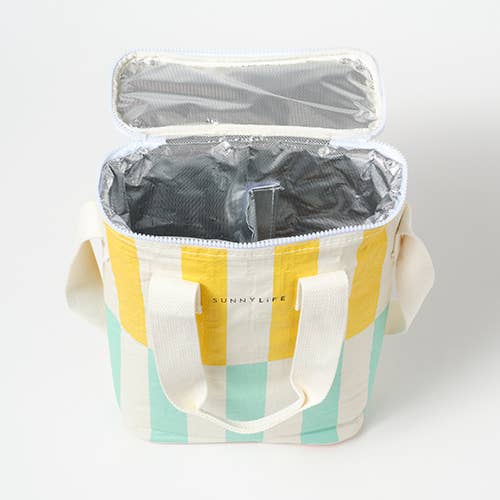 Sunnylife Drinks Cooler Bag in Rio Sun Multi Stripe | Holds 2 Champagne or Wine Bottles