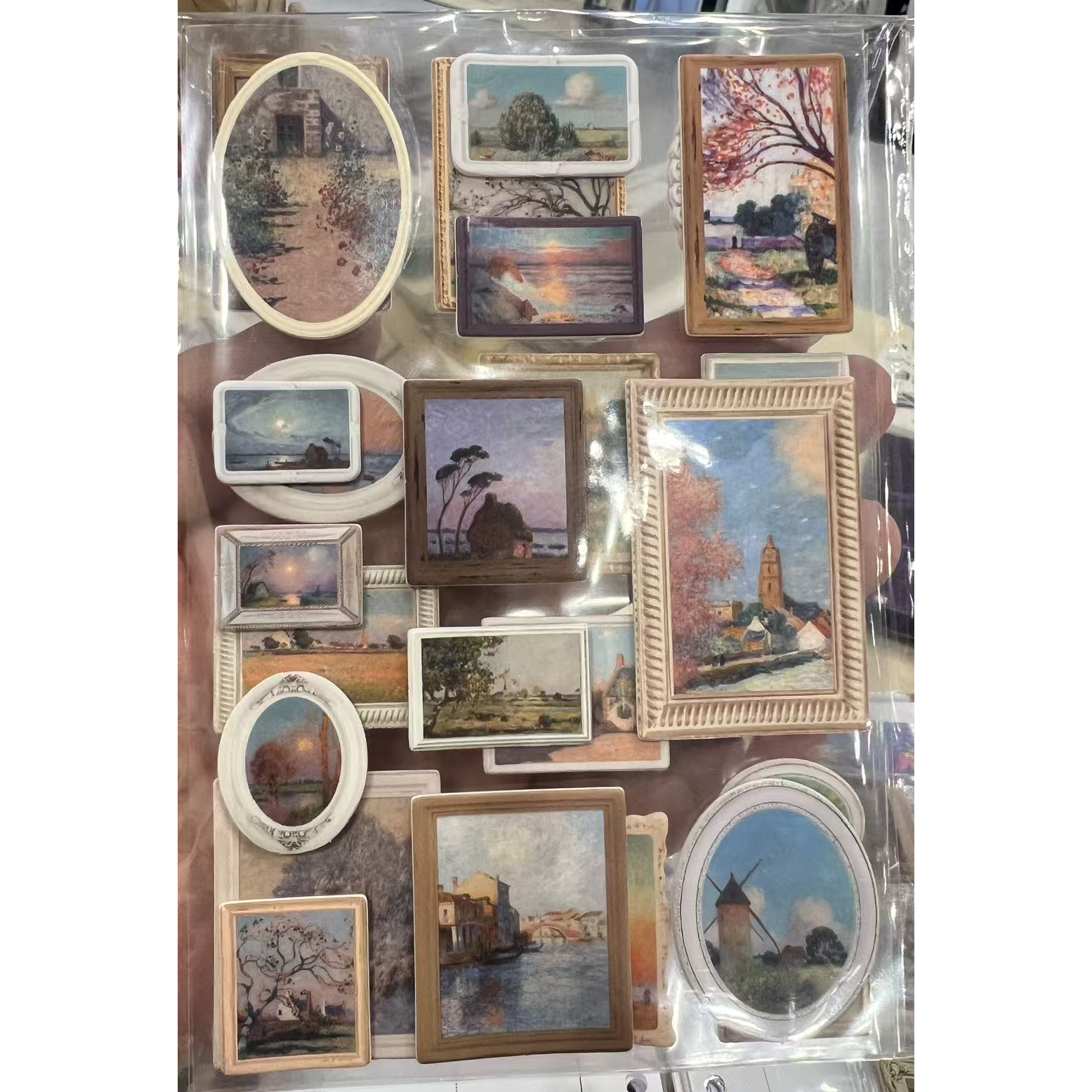 Sunset 3D Stereoscopic Stickers | Sticker Sheet