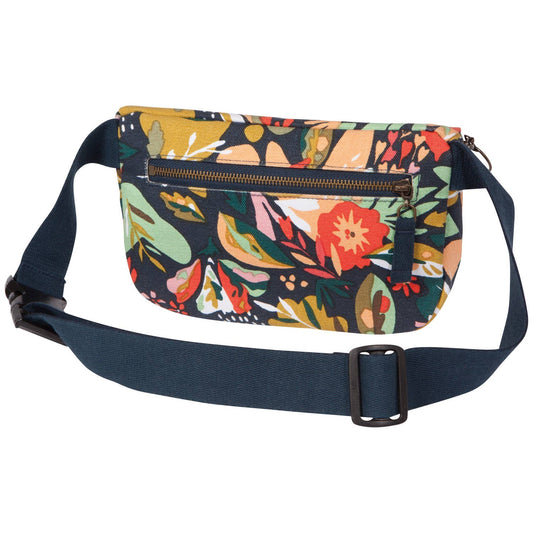 Superbloom Cotton Hip Bag Adjustable Strap | Floral Waist Belt Bag Fanny Pack