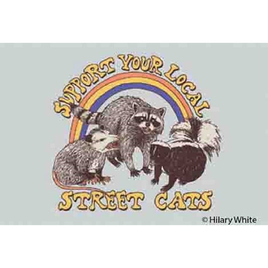 Support Your Local Street Cats Fridge Magnet | 2" x 3"