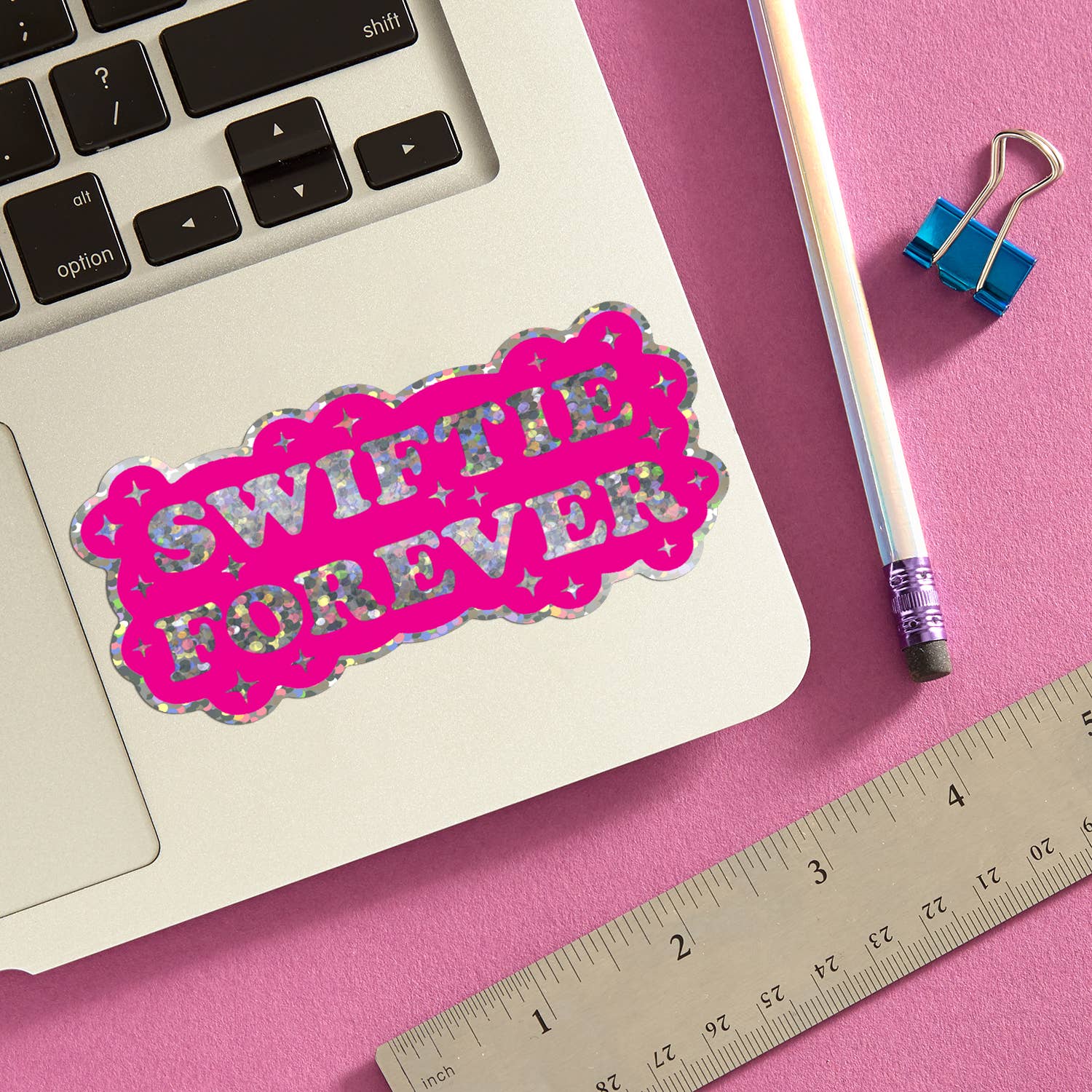 Swiftie Forever Taylor Swift Die Cut Glitter Sticker | Scratch Resistant Vinyl Decal Taylor Swift