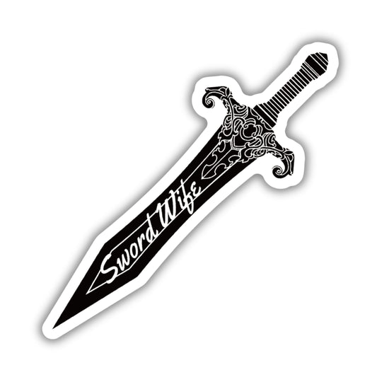 Sword Wife Sticker | Vinyl Die Cut Decal