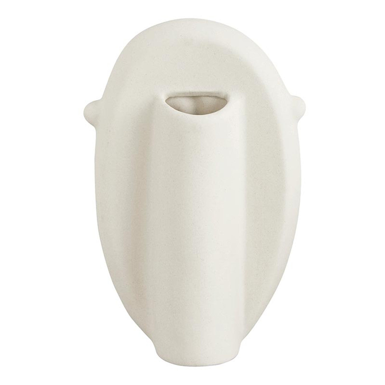 Tall Face Ceramic Pot | Decorative Planter for Succulents & Flowers | 7.5" Tall