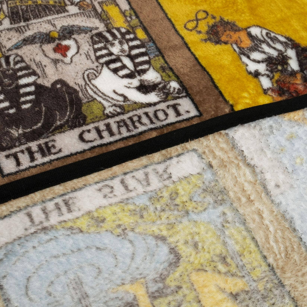 Tarot Card Collage Fleece Throw Blanket | 45" x 60"