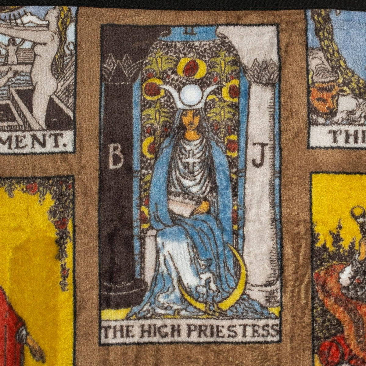 Tarot Card Collage Fleece Throw Blanket | 45" x 60"