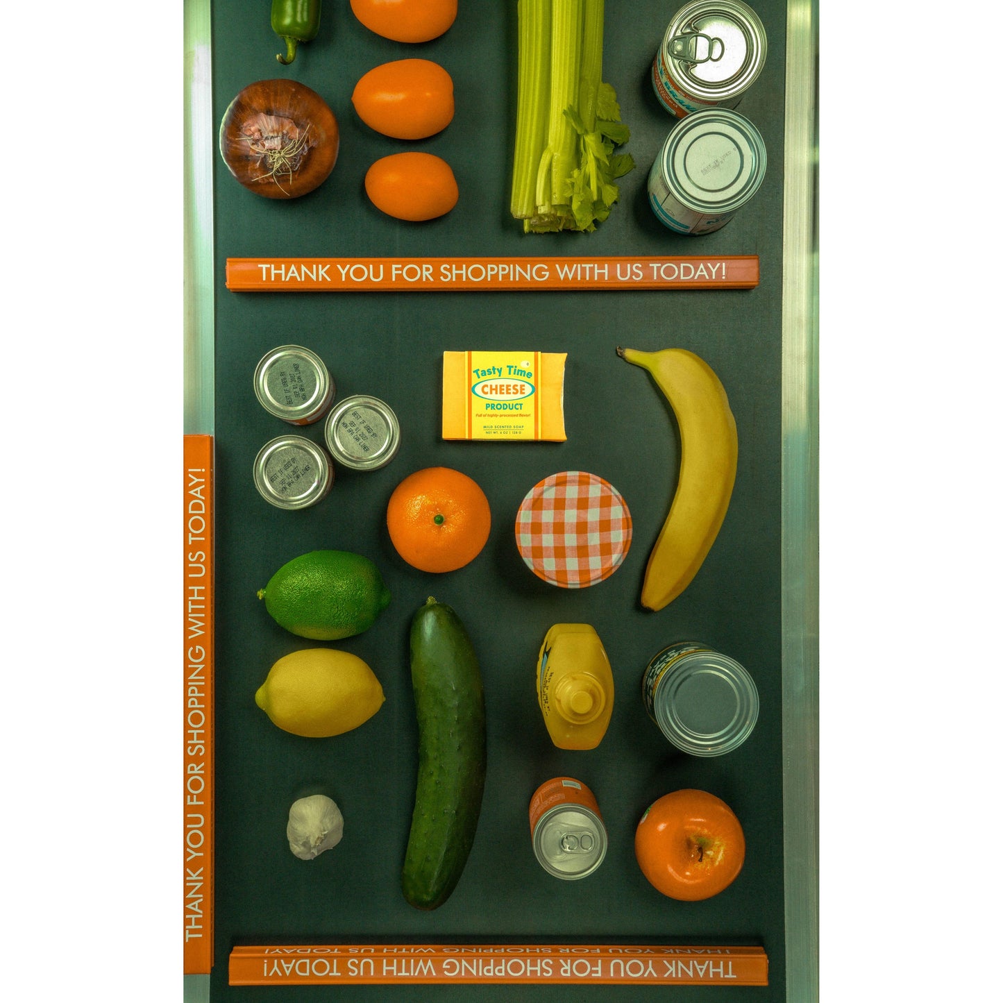 Tasty Time Cheese Product Do Not Eat Bar Soap | Funny Handmade Vegan Soap