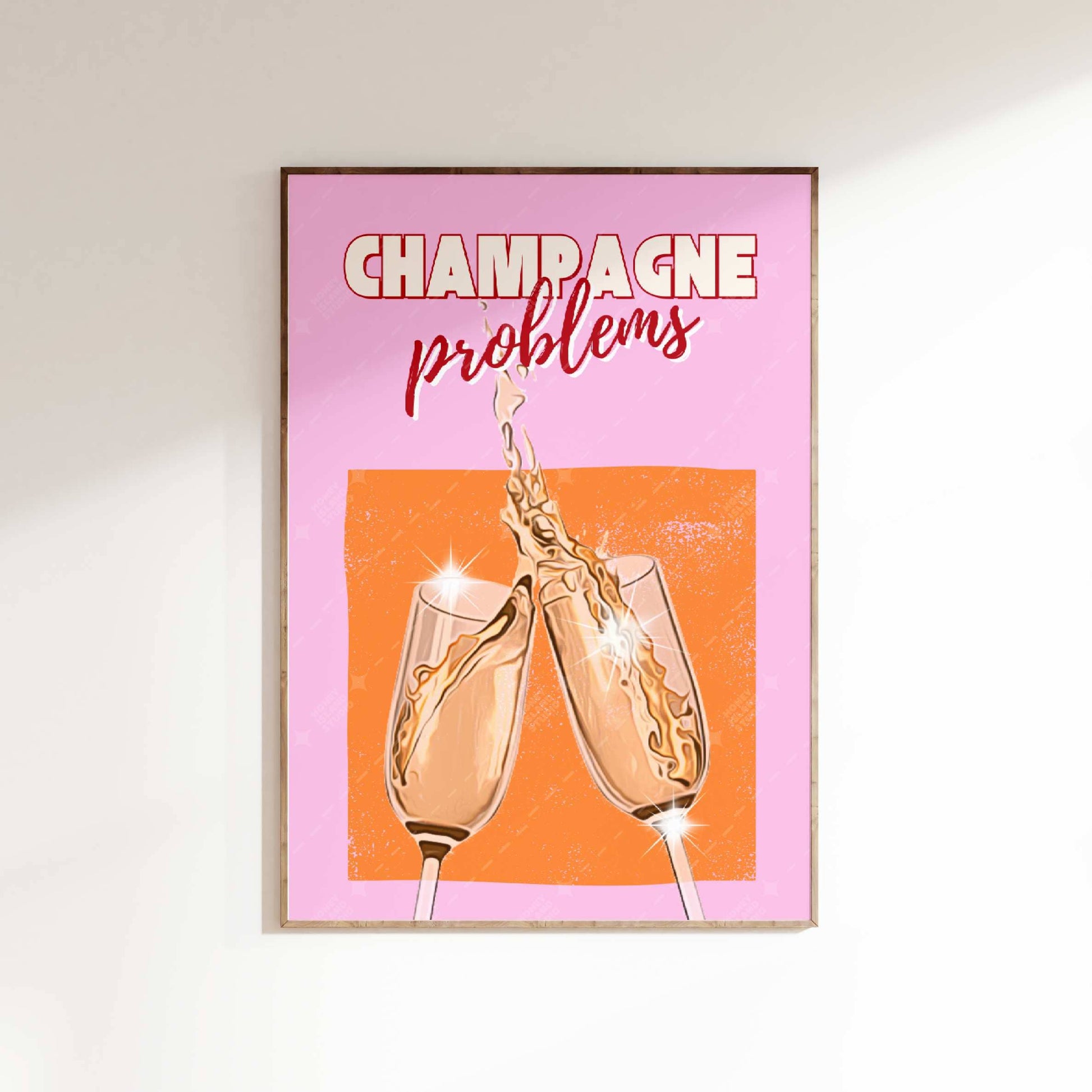 Taylor Champagne Problems Poster | Unframed Wall Decor