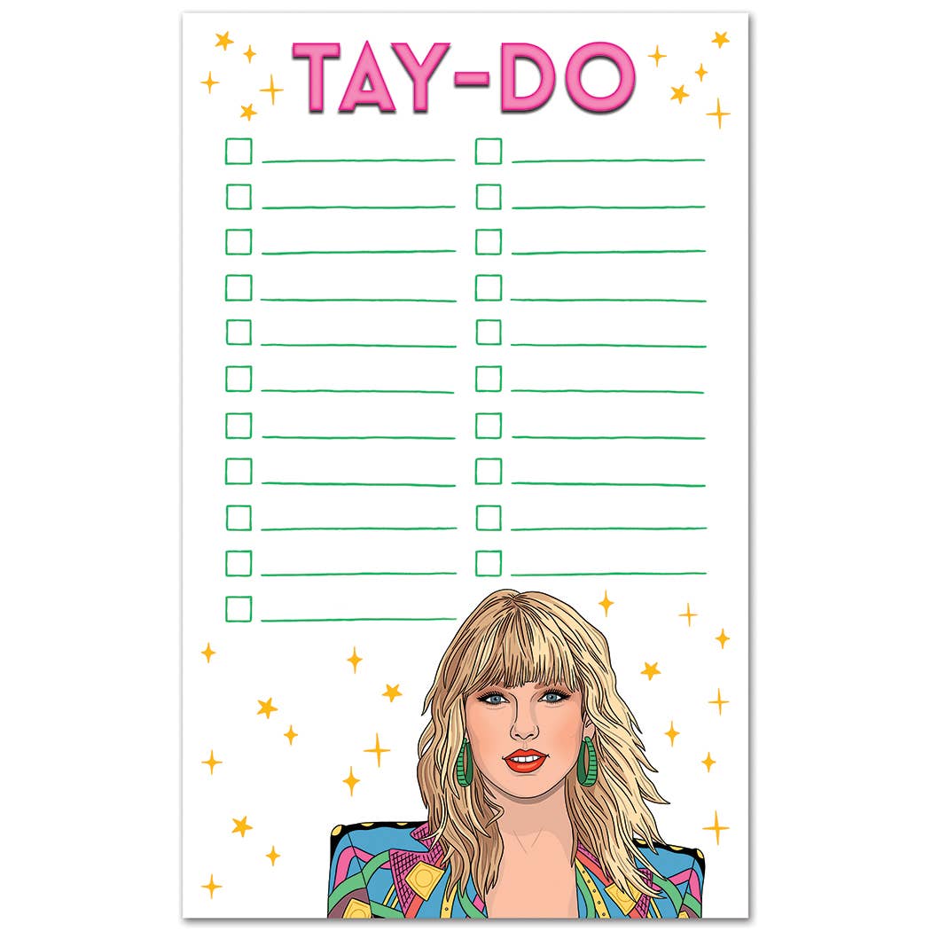 Taylor Swift Tay-Do List Notepad | 50 Tear-off Sheets Stationery Pad