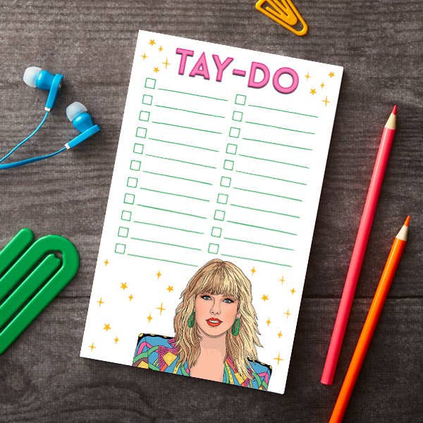 Taylor Swift Tay-Do List Notepad | 50 Tear-off Sheets Stationery Pad