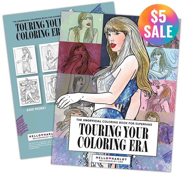 Taylor Swift Touring Your Coloring Era Coloring Book