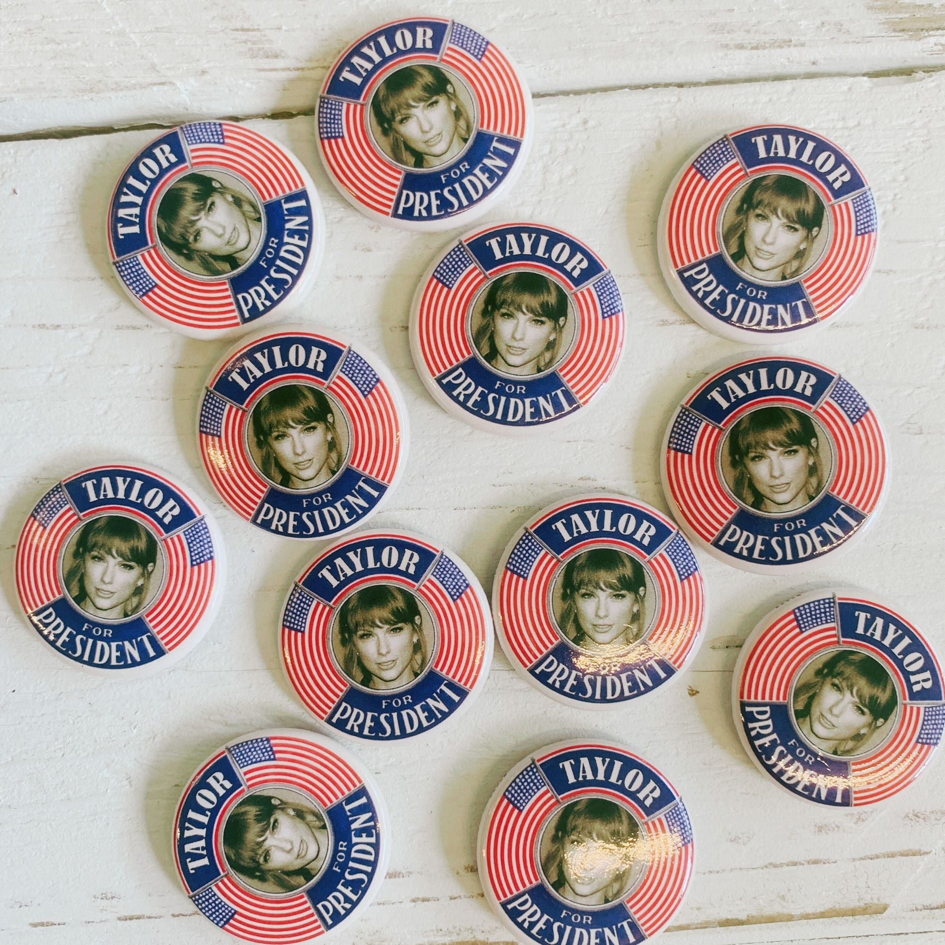 Taylor for President Pinback Button | Swifties Pin | 1.3"