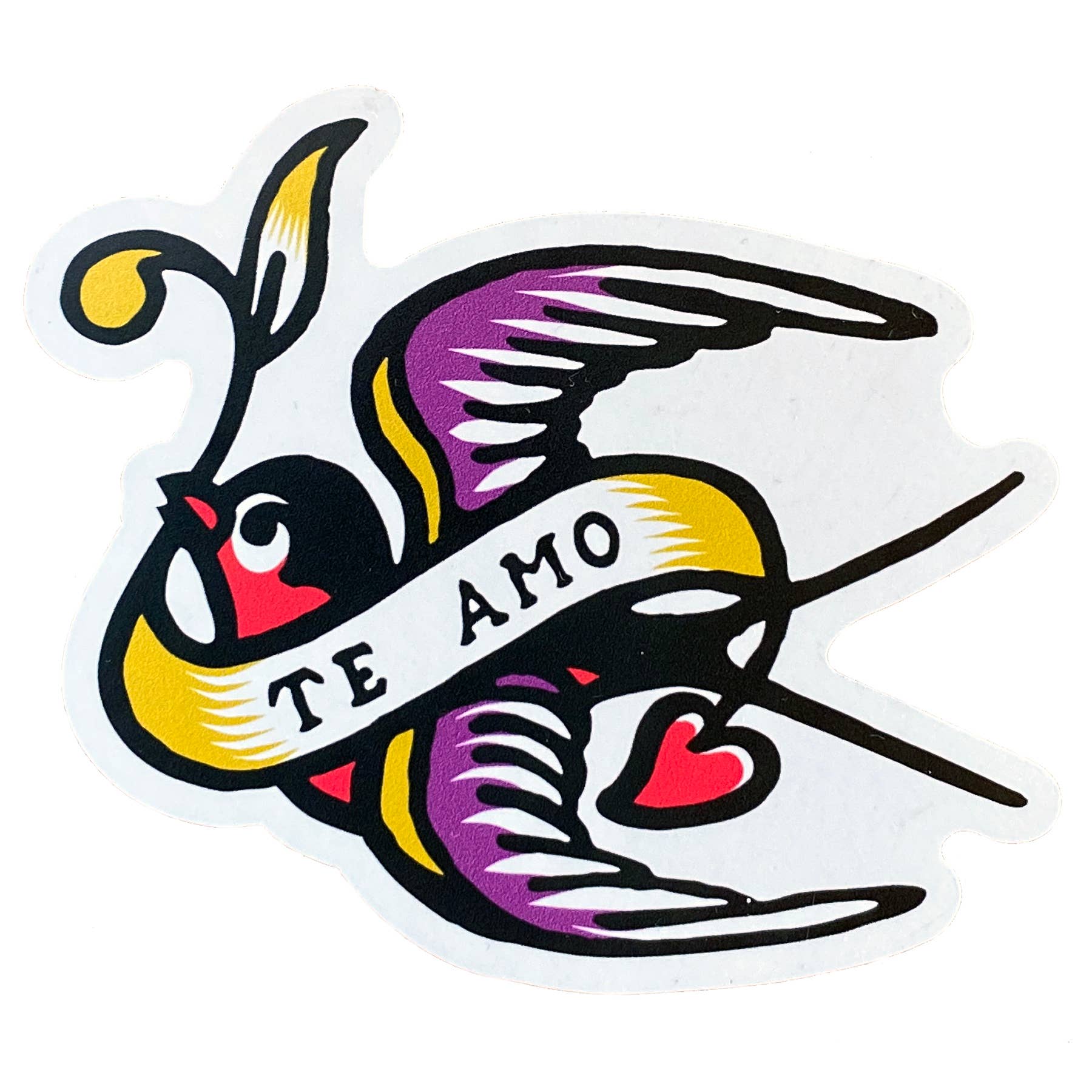 Te Amo Bird Magnet | Refrigerator Metal Surface Magnetic Decor | 6.5 x 5cm