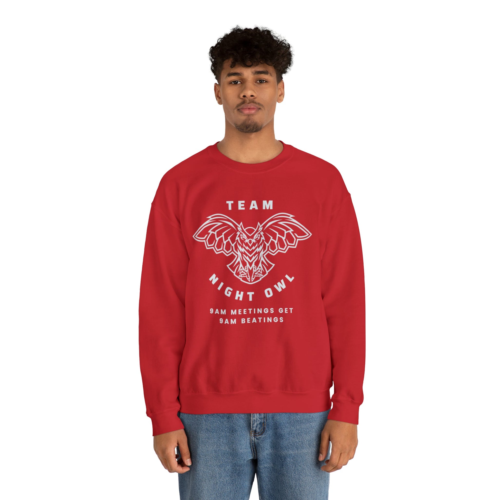 Team Night Owl Unisex Heavy Blend™ Crewneck Sweatshirt