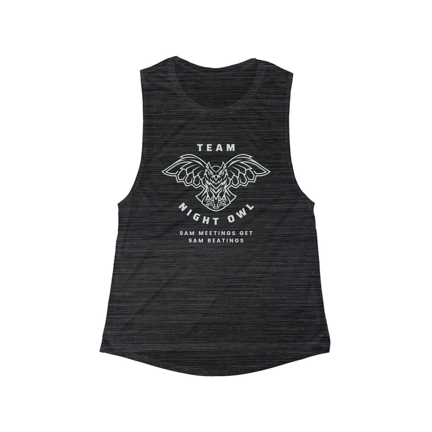 Team Night Owl Women's Flowy Scoop Muscle Tank