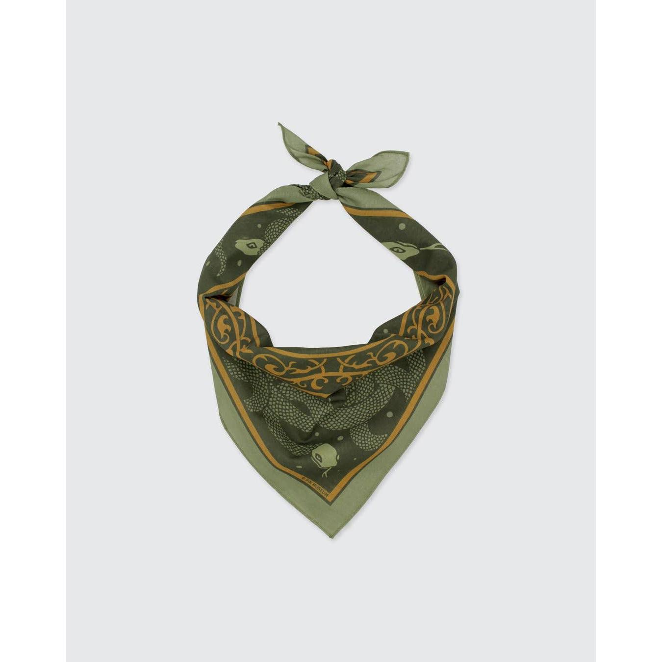 The Caravaggio Bandana | Medusa Cotton Headscarf | 22" x 22"