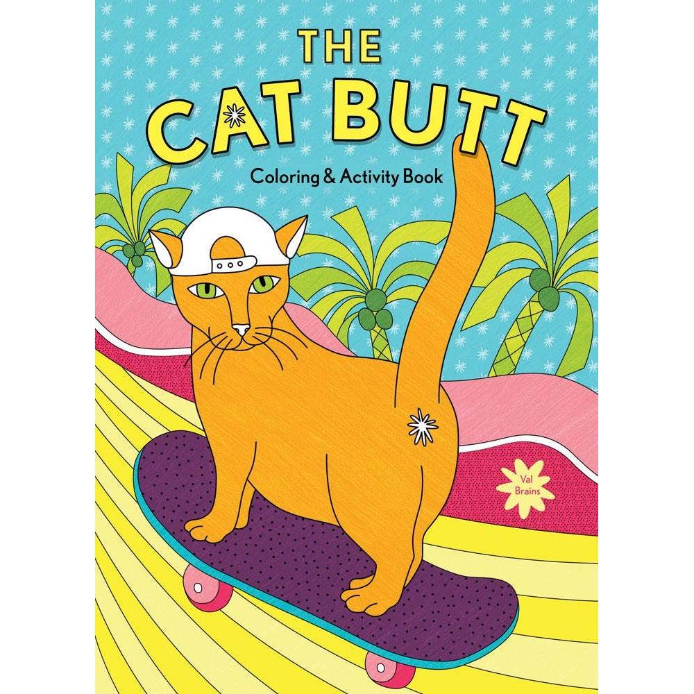 The Cat Butt Coloring and Activity Book | Gift for Cat Lovers