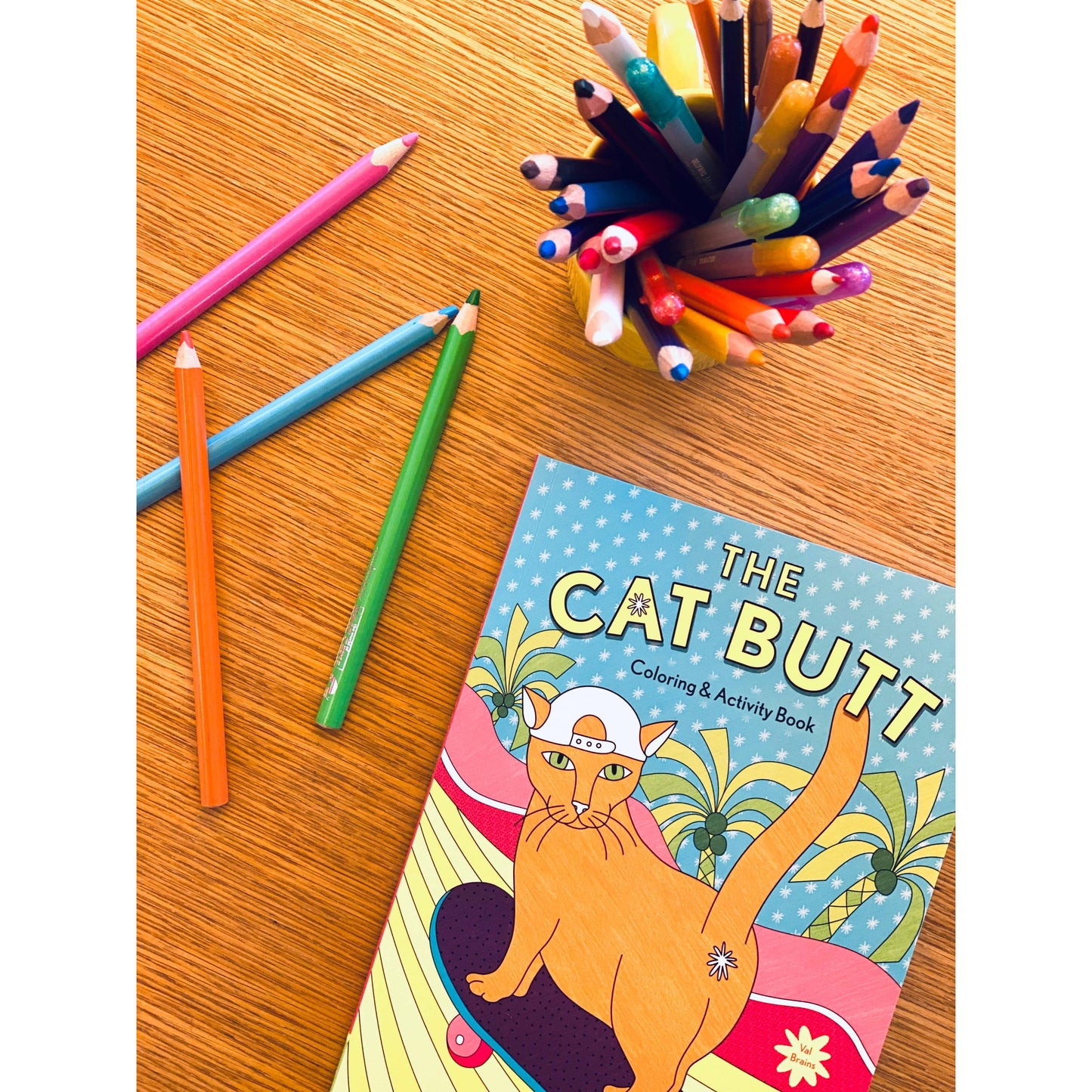 The Cat Butt Coloring and Activity Book | Gift for Cat Lovers