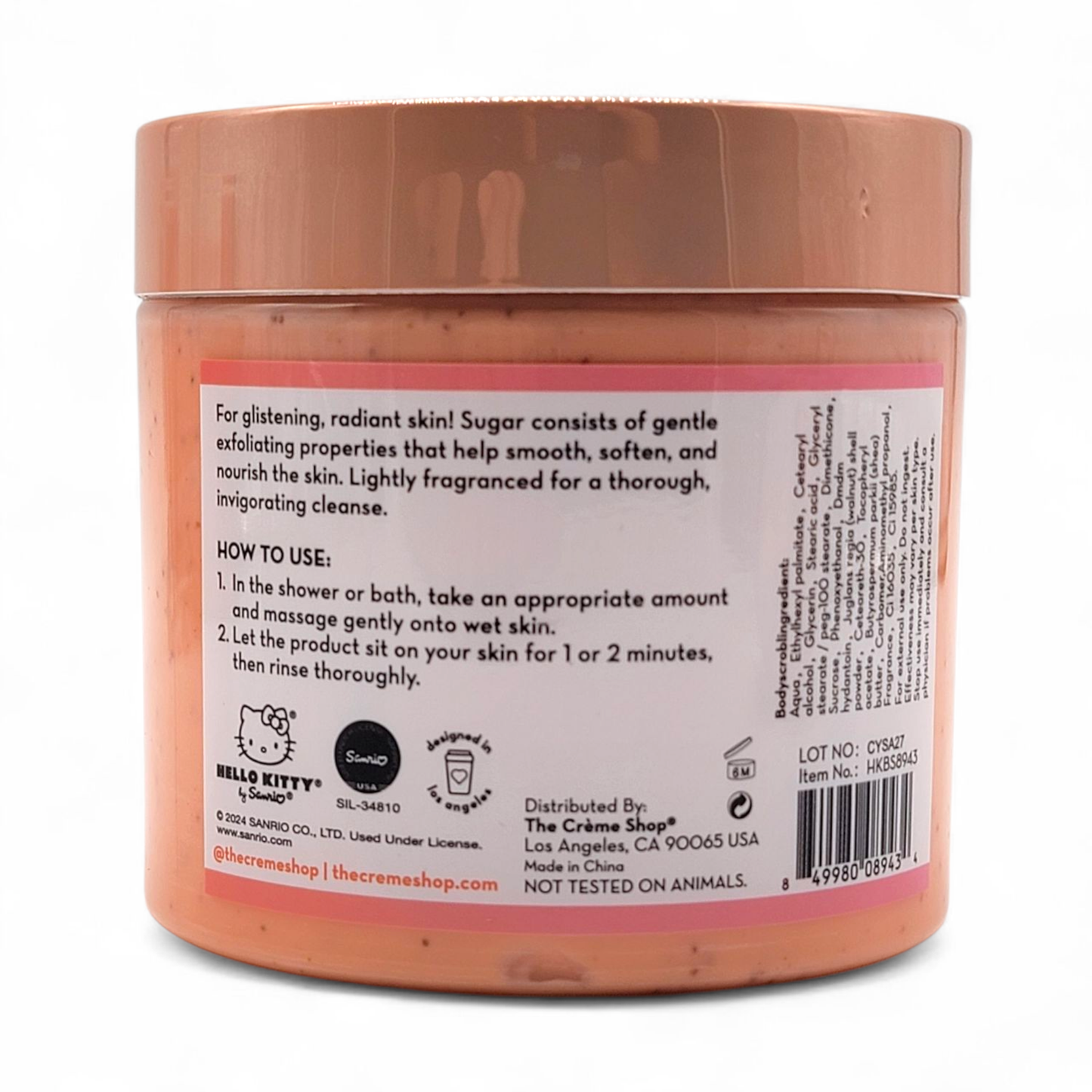 The Crème Shop x Hello Kitty Silky Skin Spa Gift Set | Peach-Crover-The Bullish Store