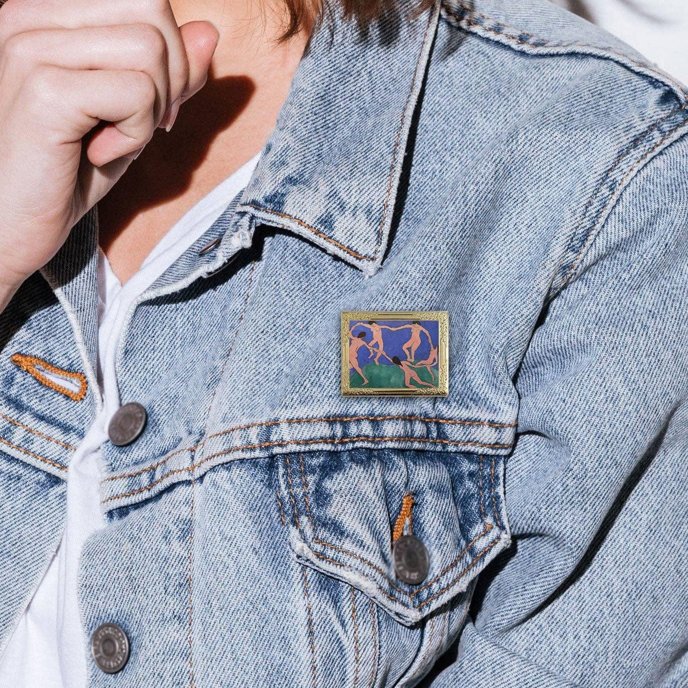 The Dance by Matisse Art Frame Pin | Museum Enamel Lapel Pin-Real Sic-The Bullish Store