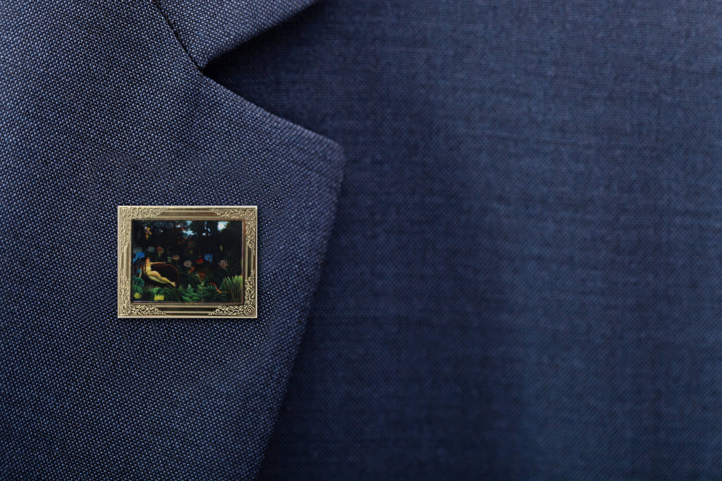 The Dream by Henri Rousseau Art Frame Pin | Museum Enamel Lapel Pin