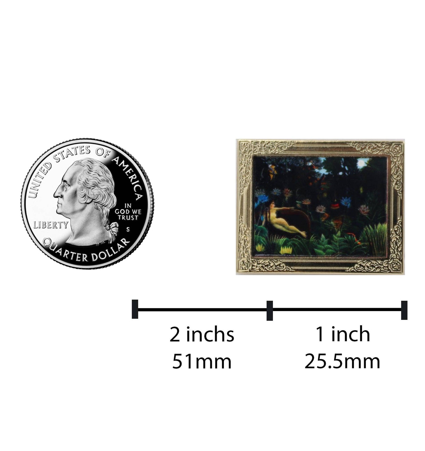 The Dream by Henri Rousseau Art Frame Pin | Museum Enamel Lapel Pin