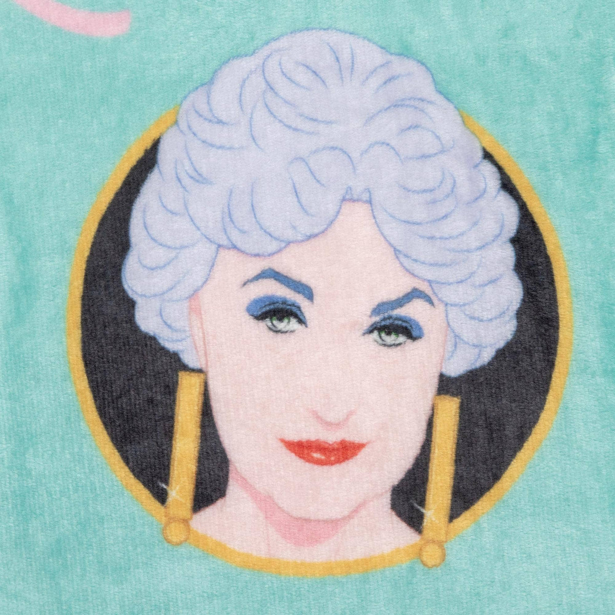 The Golden Girls Character Faces Fleece Throw Blanket | 45" x 60"