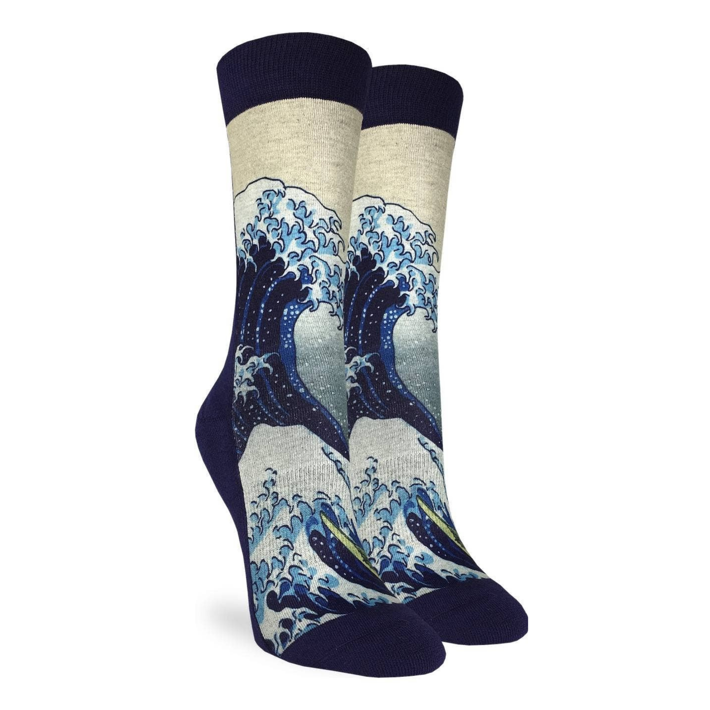 The Great Wave off Kanagawa Art Women’s Socks | Iconic Japanese Wave Crew Socks