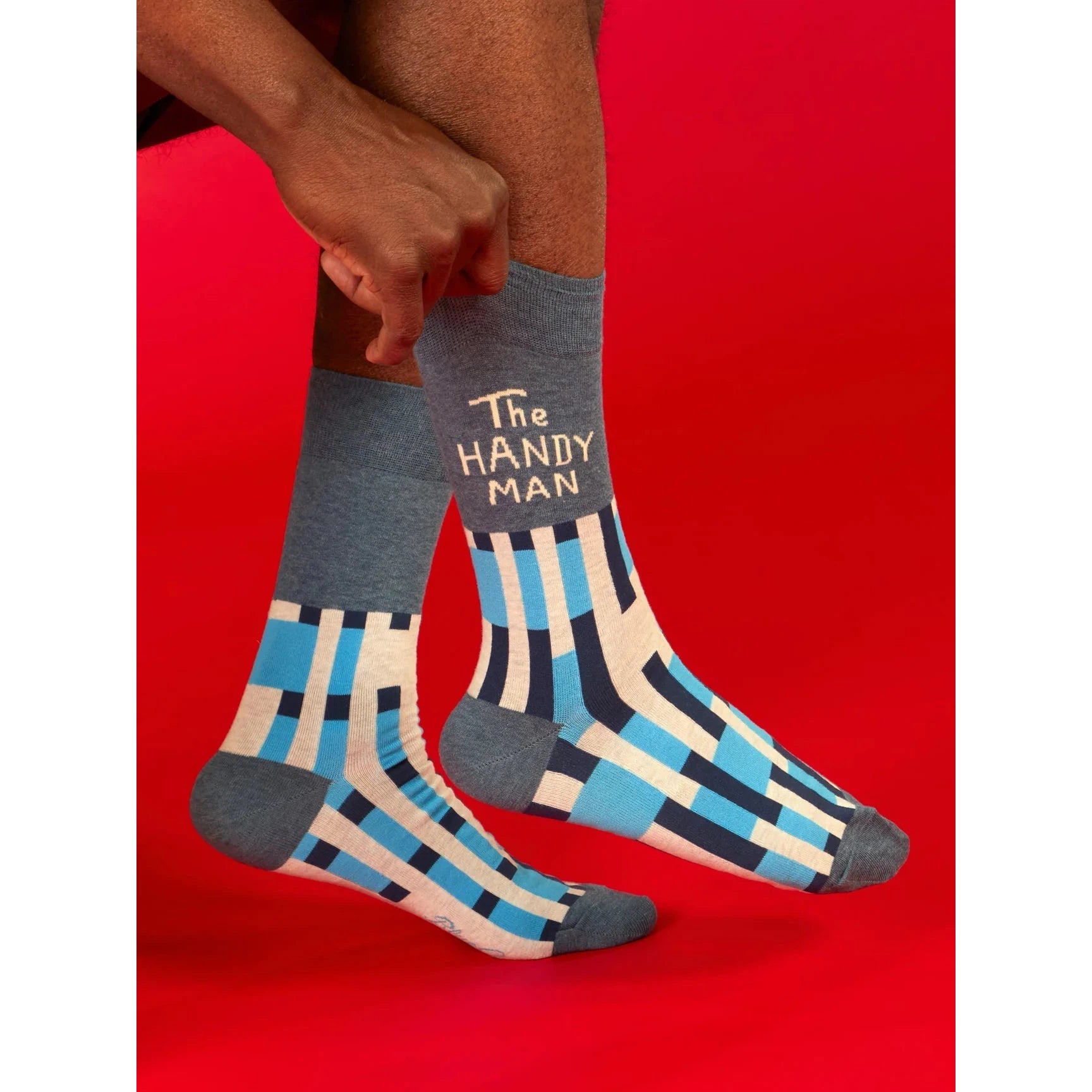 The Handyman Men's Crew Socks | Novelty Socks | BlueQ at GetBullish