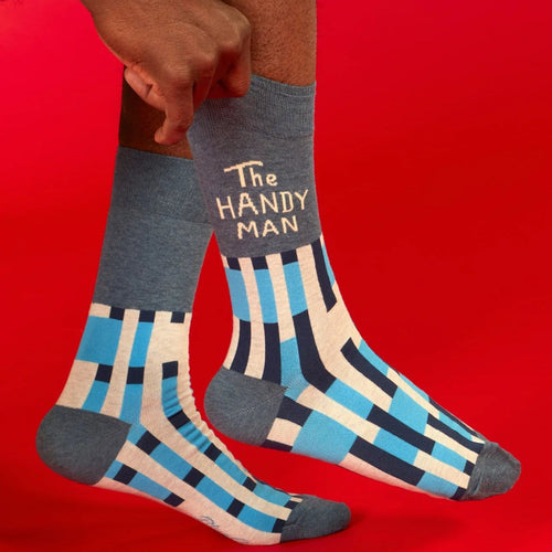 The Handyman Men's Crew Socks | Novelty Socks | BlueQ at GetBullish